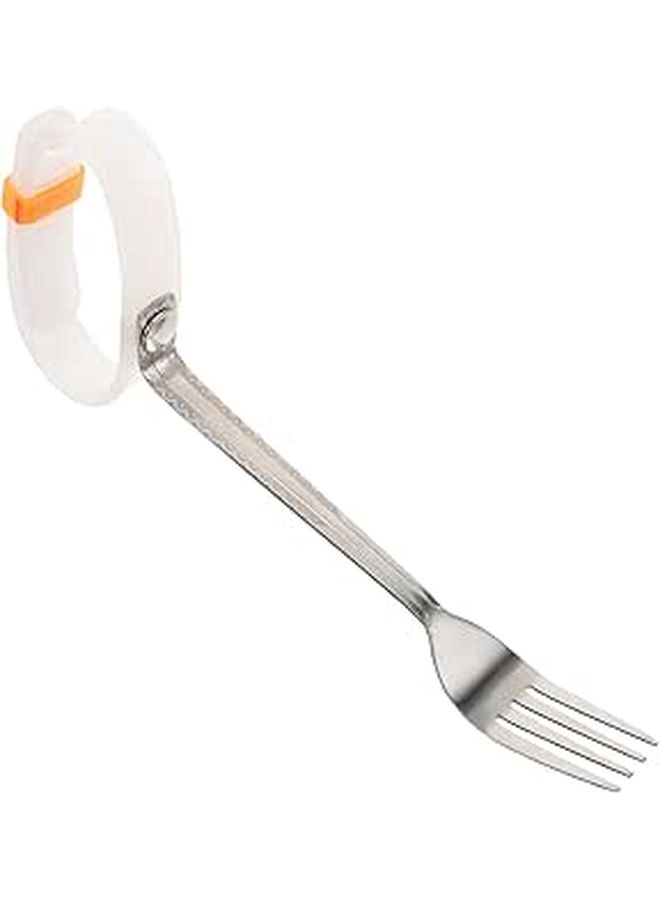 Adaptive Utensil for Seniors Non Slip Handle Fork Spoon Portable Easy Grip Dining Aids - Image 1