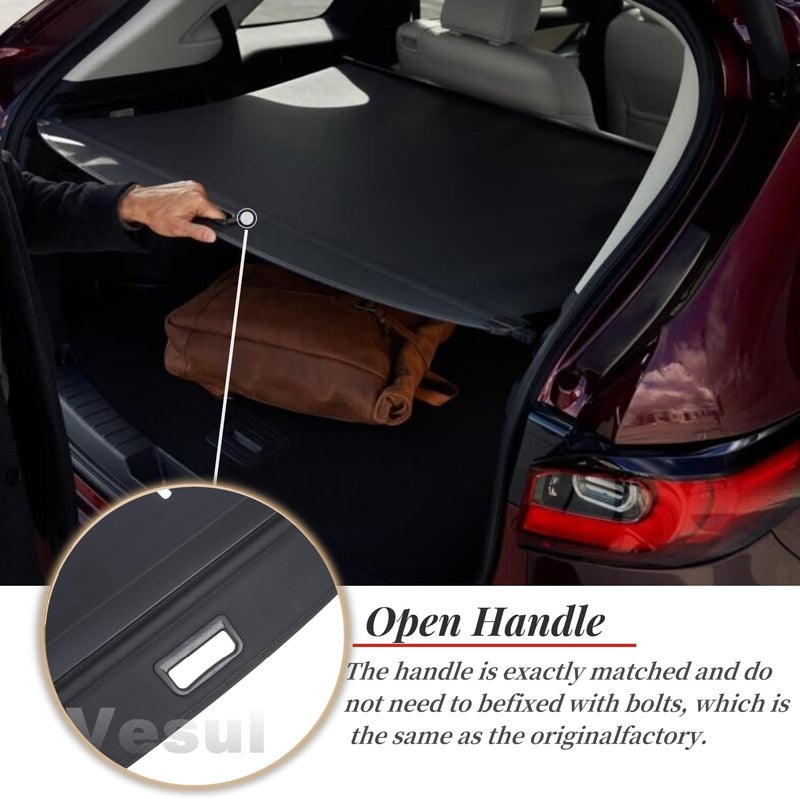 VESUL Retractable Rear Trunk Cargo Cover for Kia Sorento 2016-2020 - Security Shade Shield with Extra Canvas Cover - Image 4