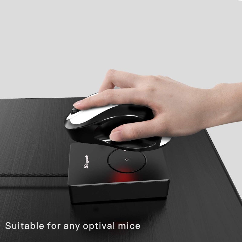 Stageek Mouse Jiggler, Mechanical 100% Undetectable by IT, Mouse Mover with On/Off Switch, Simulates Mouse Movement and Prevents Computer from Going into Sleep, No Software Needed, Plug &Play - Image 3