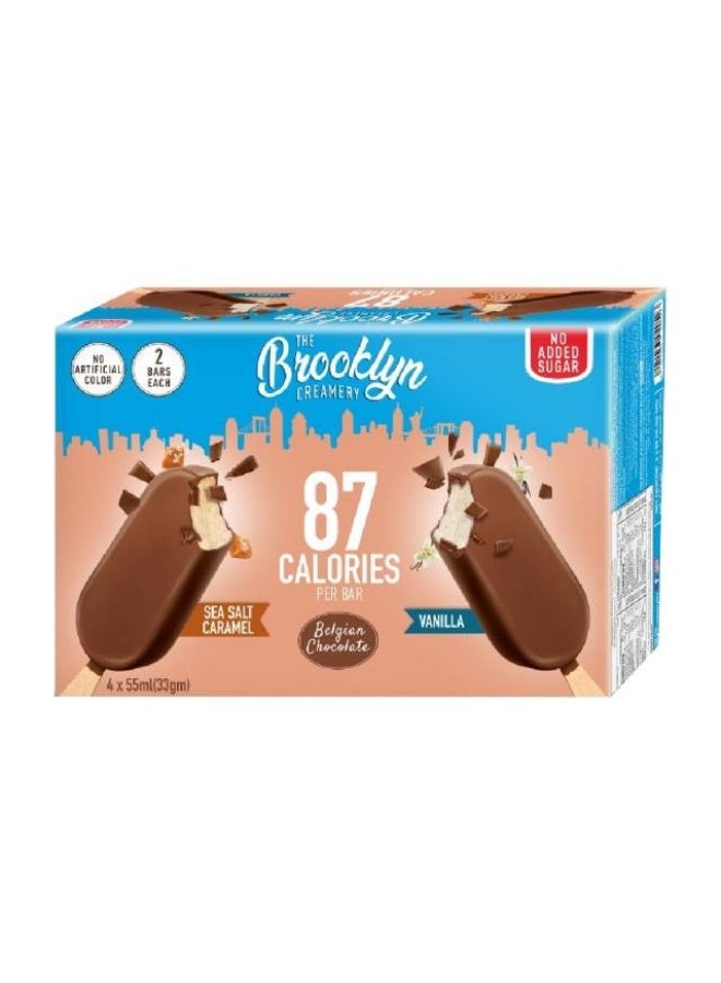 Ice Cream Bars Vanilla & Sea Salt - 4x55ml