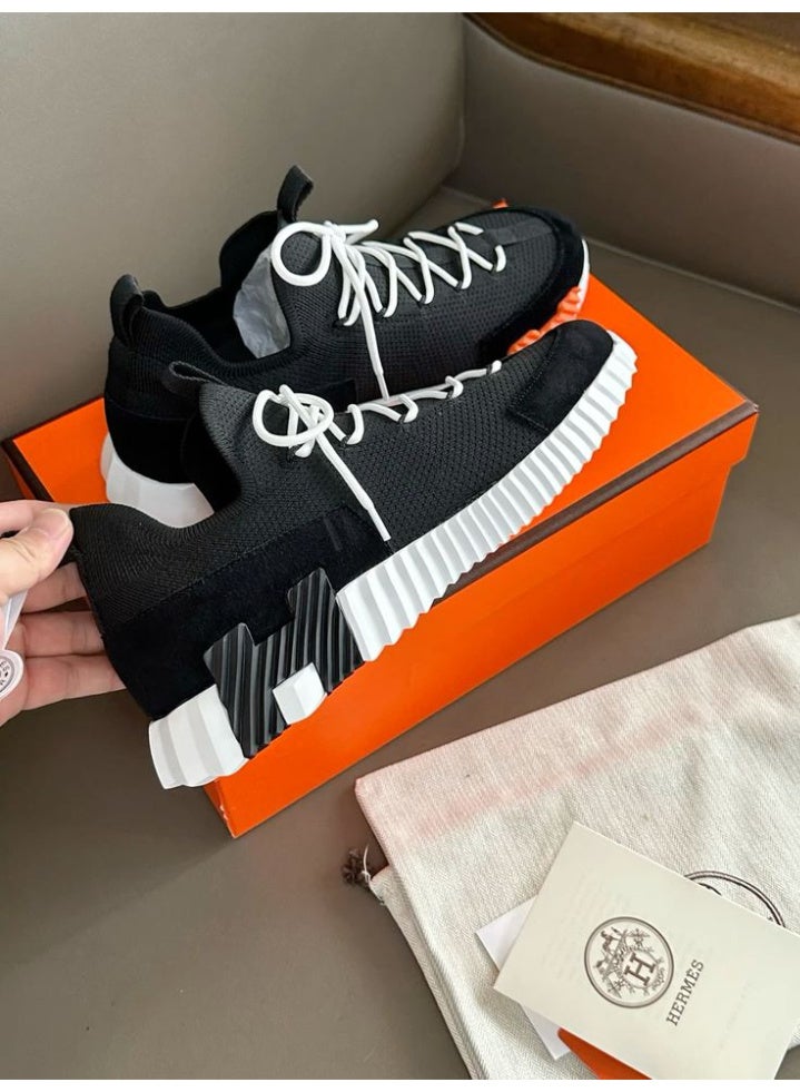 Hermes H24 Hermes Lift Slip-On Sneaker Knit & Suede Goatskin - Image 2