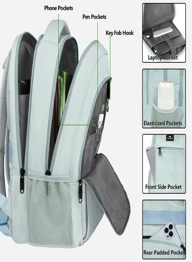 MATEIN Travel Laptop Backpack, Lightweight Anti Theft College Backpack with USB Charging Port, Water Resistant Slim Travel Laptop Bag Fit 15.6 Inch Computer Durable Casual Daypack Backpack Gift for Women Men - Image 4