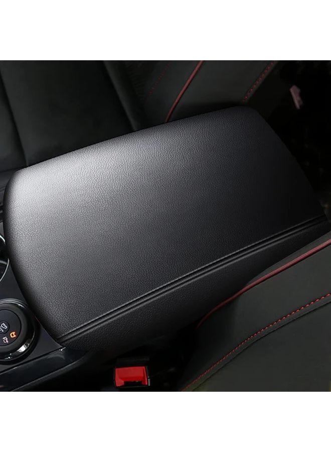 Center Console Armrest Cover Storage Box Lid Protective Cover For Ford Explorer 2011 2019 Black - Image 1