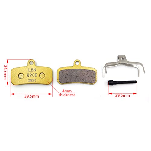 PROOTOM Motorcycle Front and Rear Brake Pads Disc Brake Pads Copper Base for Sur-Ron Surron Light Bee Segway X160 X260, Talaria Sting R MX3 MX4 - Image 2