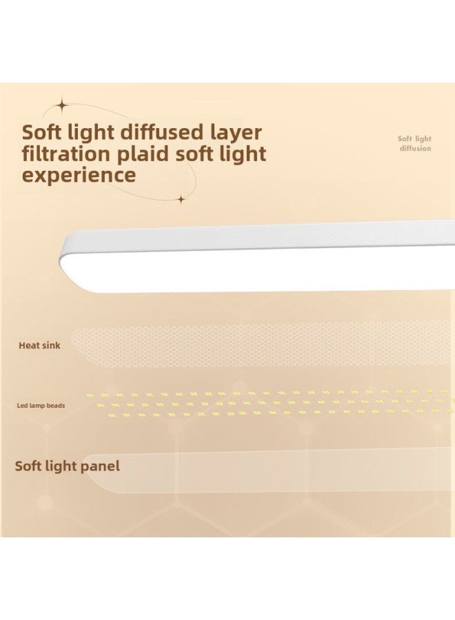 Eye Protection LED Table Lamp Learning Special Advanced Bedside Lamp Bedroom Dormitory Charging Reading Lamp Dimming Multifunction-Color:White 18650 Hongli 1200 Mah Charging Model - Image 2