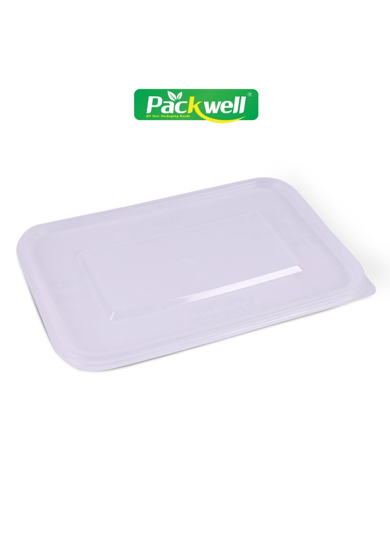 Packwell Microwave Container with Lid 5pcs - PWRP1962 1000 ml, Rectangle Shaped, Pack of 5 BPA-Free, Food grade and Hygienic Perfect for Packing, Storing, Ramadan Food and Iftar Kit Distribution, Etc. Clear - pzsku/Z1F614C84C45B28B171FDZ/45/_/1709358192/798458e1-f77a-455c-9fd1-9b5b0edf52c2