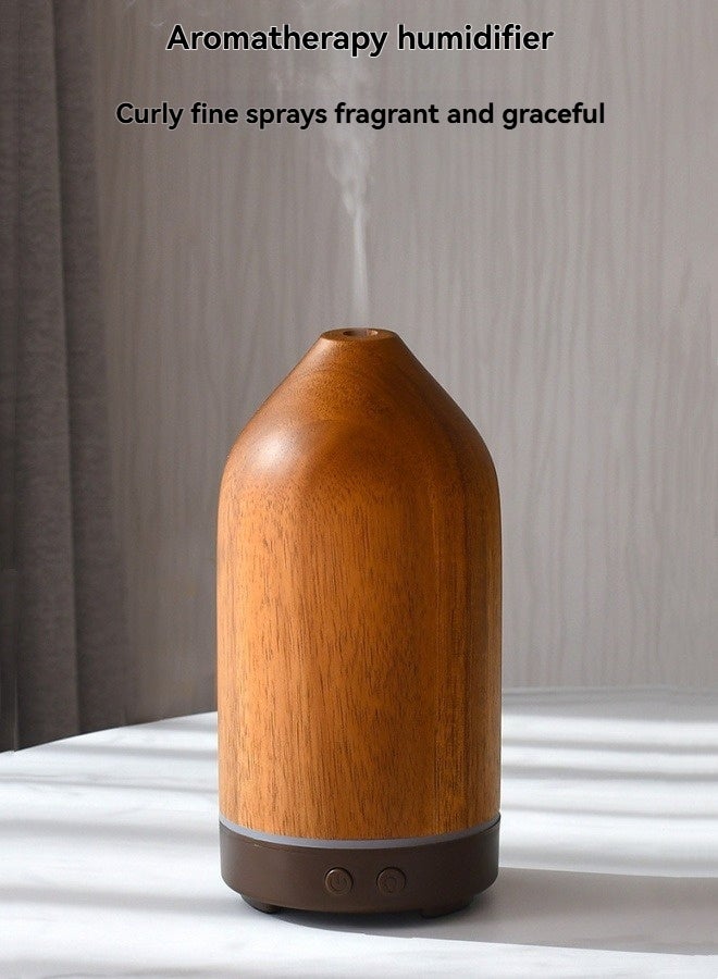 M MIAOYAN Essential oil diffuser, 100ml aromatherapy diffuser, mini ultrasonic diffuser, suitable for home and office use, cool mist humidifier with LED light. - Image 1