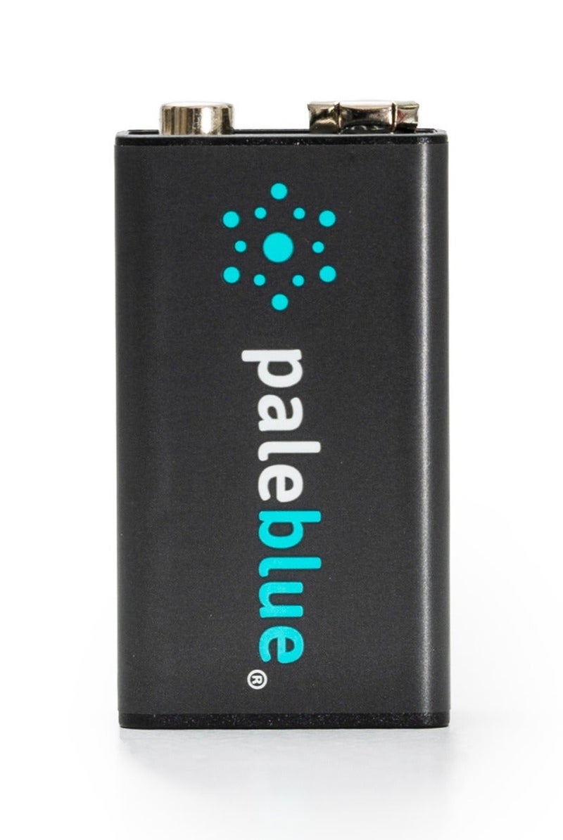 paleblue 9V Rechargeable Li-Ion Batteries (2-Pack) with USB-A to USB-C Cable; 4500mWh/500mAh, Fast Charging Under 3 Hours, 1000+ Cycles, LED Charge Indicator, High-Capacity Lithium Batteries, No External Charger Needed - Image 5