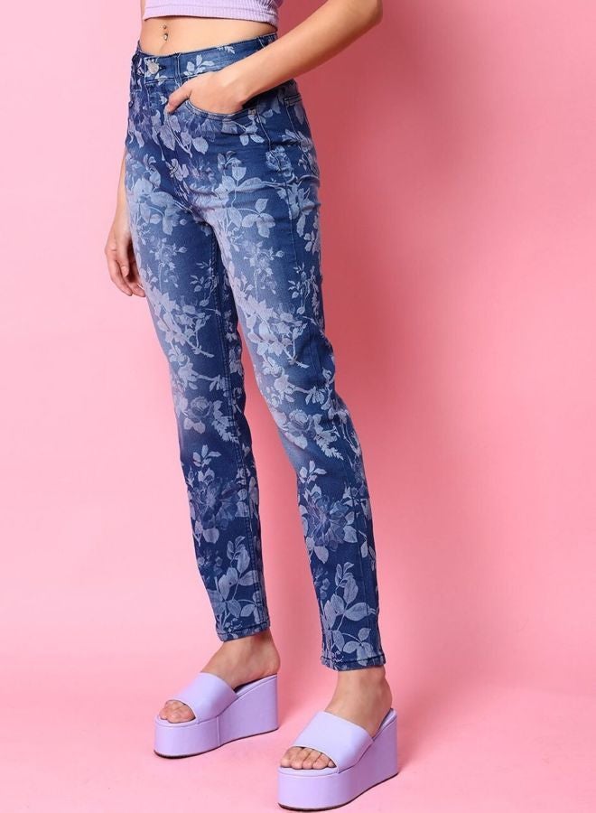 Freehand Women Straight Fit Laser High Rise Jeans - Image 1