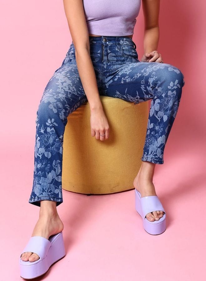 Freehand Women Straight Fit Laser High Rise Jeans - Image 3