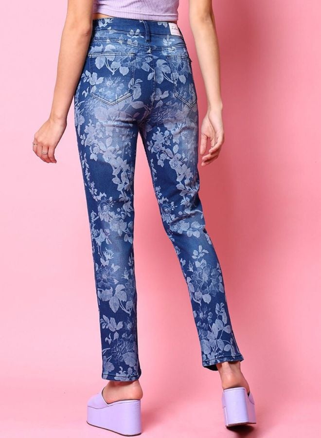 Freehand Women Straight Fit Laser High Rise Jeans - Image 2