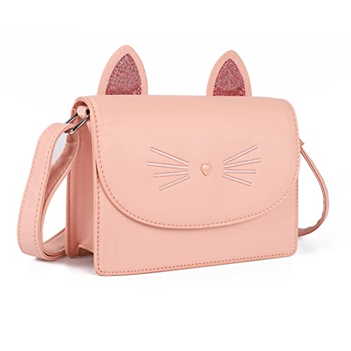 AFKOMST Cute Purses for Teen Girls Small Crossbody Purse and Handbags Cat Gifts for Kids - Image 1