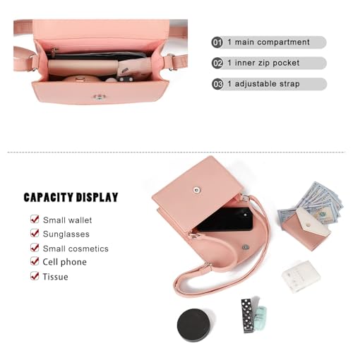 AFKOMST Cute Purses for Teen Girls Small Crossbody Purse and Handbags Cat Gifts for Kids - Image 5
