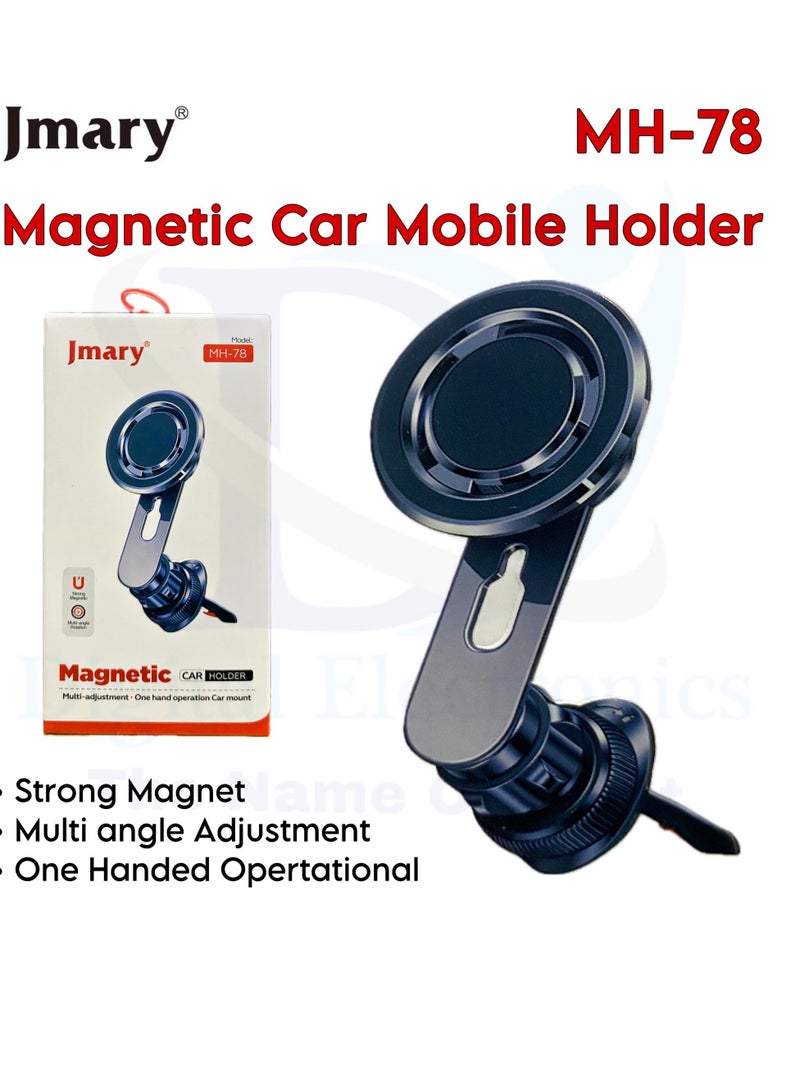 Jmary MH-78 Premium Quality Strong Magnetic Car Holder For Mobiles - Image 1