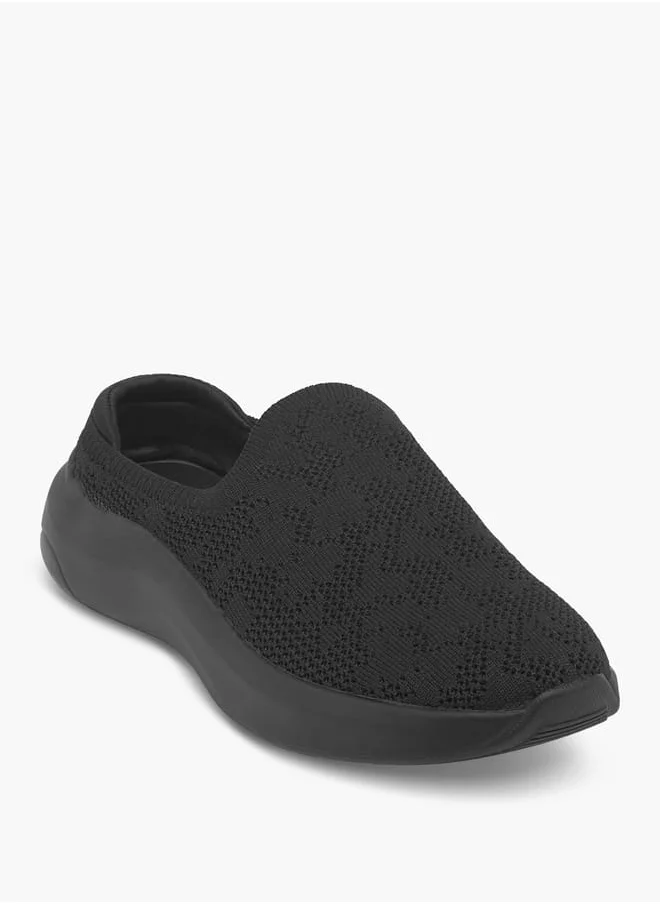 لو كونفورت Women's Textured Flyknit Slip-On Shoes