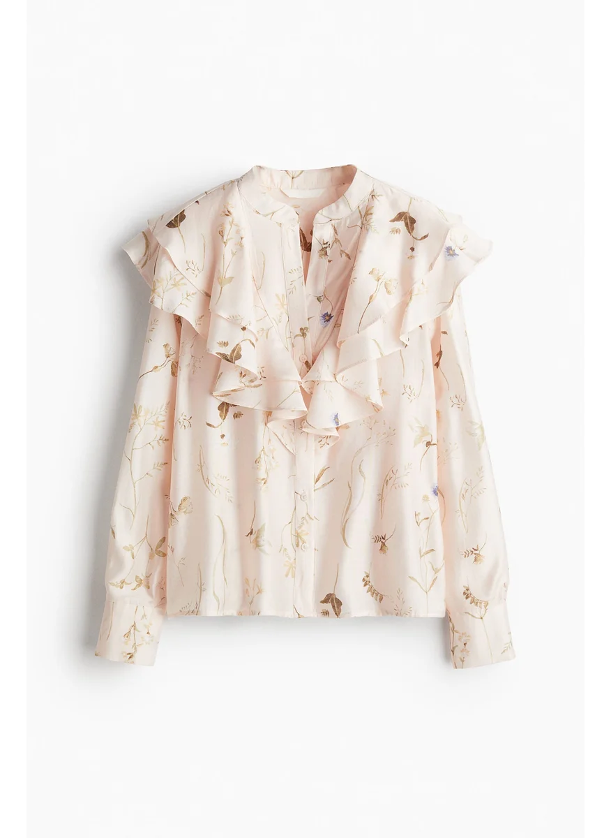 H&M Flounced Blouse