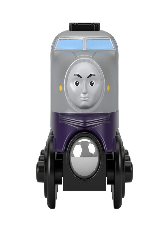 Thomas & Friends Wood Kenji push-along train engine for toddlers and preschool kids ages 2 years and up - Image 4