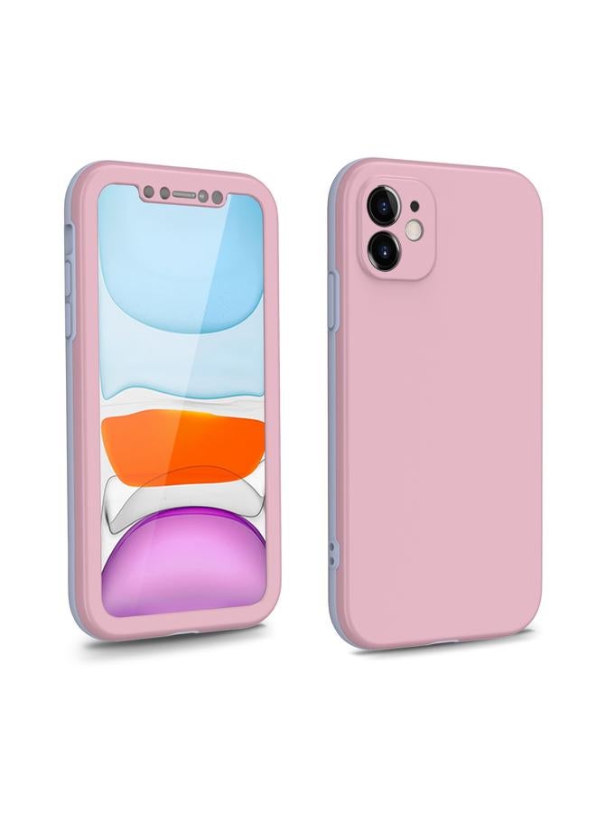 Zaboon Case For iPhone 11 Two Color Full Protective 3-in-1 Phone Case - Image 1