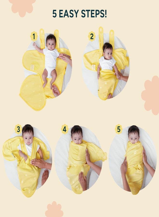 NINTARABABY Wake Me Not Swaddle Wrap for Newborns – Organic Cotton - Image 5