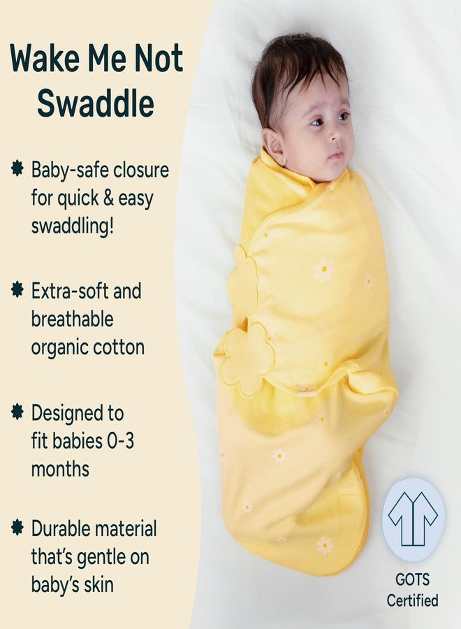 NINTARABABY Wake Me Not Swaddle Wrap for Newborns – Organic Cotton - Image 2
