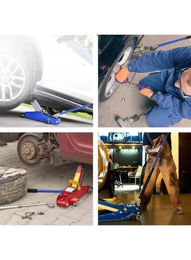 1 Ton Hand Jack Trolley with Plastic Case – Portable & Durable Car Lifting Tool - Image 3