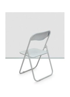 Multi Home Furniture Multi Home Furniture Folding Chairs Camping Beach Chair MH-FC110 Garden Sun Chair, Metal Folding Chair Conference Exhibition Backrest Chair Leisure Computer Chair Fashion Dining Chair Stool, Black  - Image 3