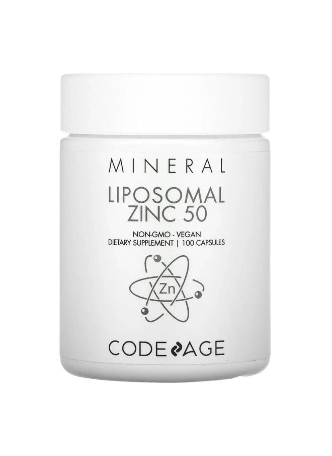 Codeage Mineral, Liposomal Zinc 50, 100 Capsules  - Image 1