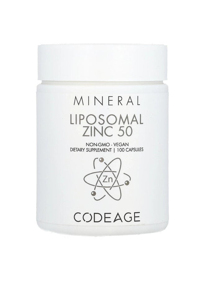 Codeage Mineral, Liposomal Zinc 50, 100 Capsules  - Image 2