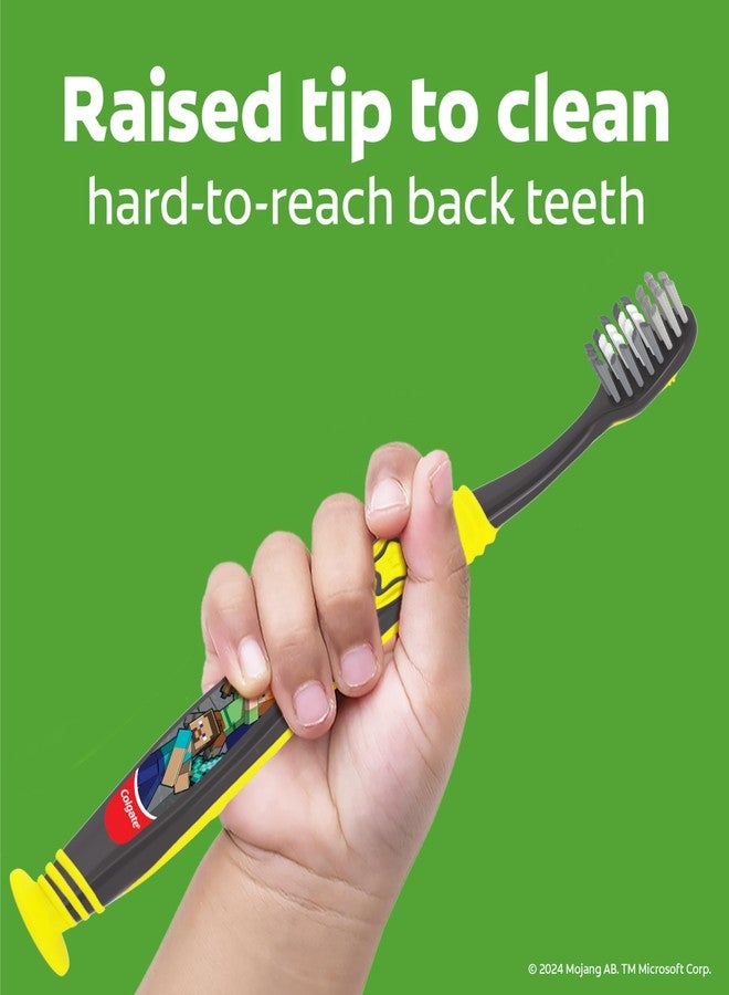 Colgate Kids Manual Minecraft Toothbrush, 2 Ct - Image 5