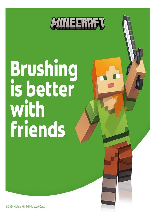 Colgate Kids Manual Minecraft Toothbrush, 2 Ct - Image 2