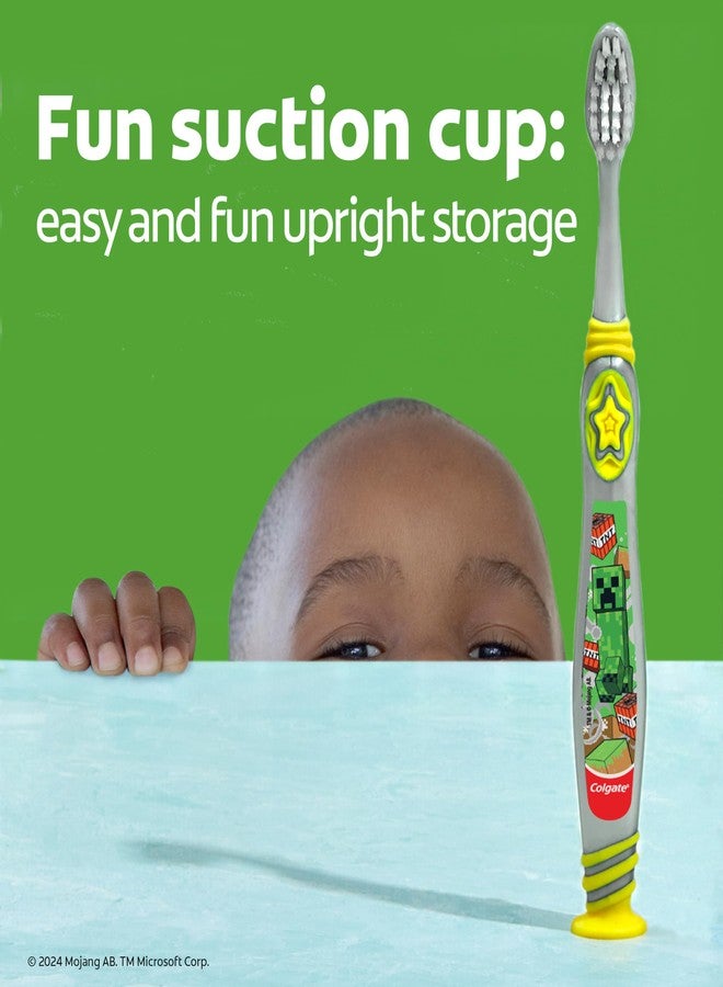 Colgate Kids Manual Minecraft Toothbrush, 2 Ct - Image 4
