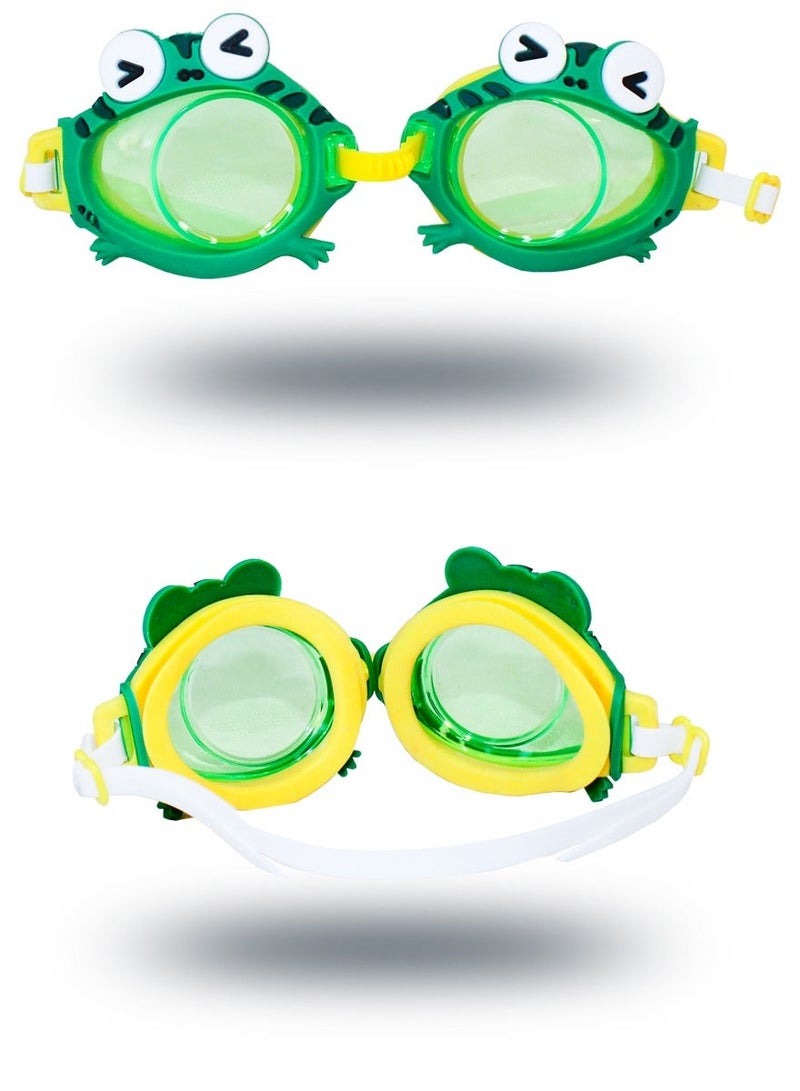 قطوب نظارات السباحة للأطفال لطيف جدا ، ورؤية واضحة ومفتوحة ، لا تسرب الأشعة فوق البنفسجية نظارات السباحة نظارات واقية ، لينة ودائمة نظارات السباحة للأطفال - Image 3