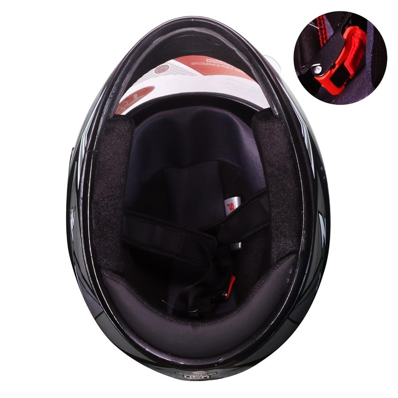 STiSS Strong and Durable Stylish Full Face Men Motorbike Helmet |Scratch-Resistance and Silicone - Image 5
