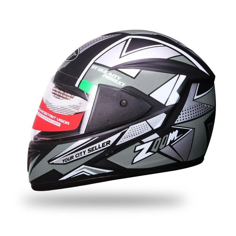 STiSS Strong and Durable Stylish Full Face Men Motorbike Helmet |Scratch-Resistance and Silicone - Image 2