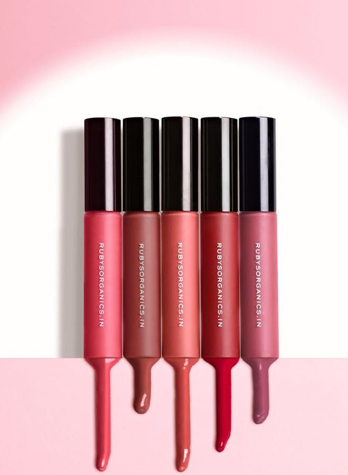 روبيز أورجانيك أحمر شفاه سائل - برالين - 6.5 مل - Image 4