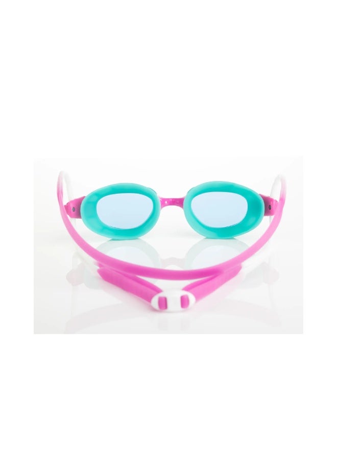 ZOGGS Predator Junior Swim Goggles Pink Turquoise Tint Blue | Anti-Fog Uv Protection Lenses | Ultra-Fit Comfort Gasket | Adjustable Strap | Ideal For Aged 614 For Training & Racing | 461319-Pktqtbl - Image 2