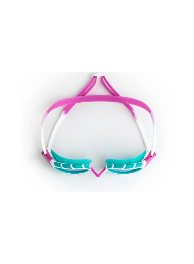 ZOGGS Predator Junior Swim Goggles Pink Turquoise Tint Blue | Anti-Fog Uv Protection Lenses | Ultra-Fit Comfort Gasket | Adjustable Strap | Ideal For Aged 614 For Training & Racing | 461319-Pktqtbl - Image 3