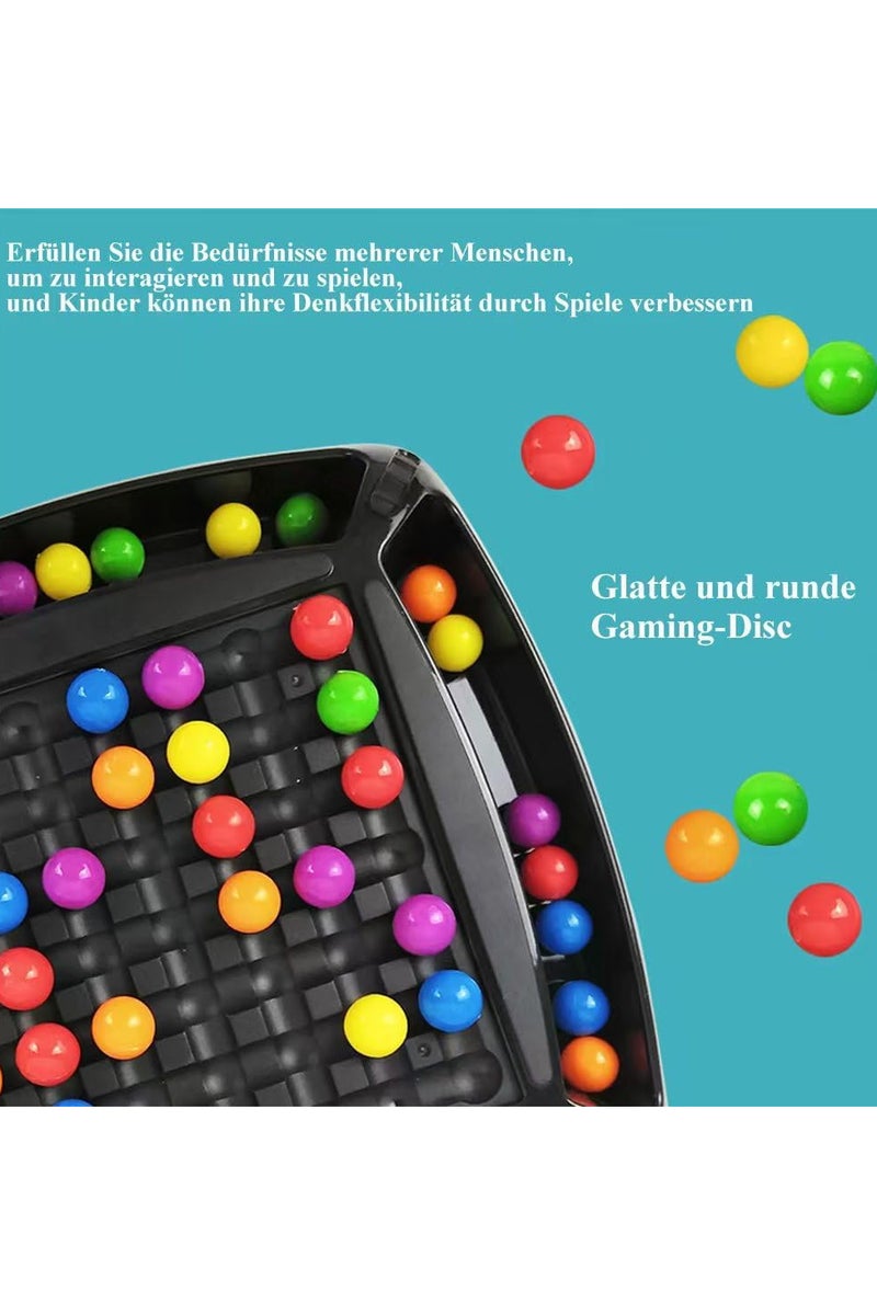 لوحة شطرنج فكرية، مبارزة مزدوجة، ١٢٠ كرة، لعبة لوحة إقصاء، لوحة شطرنج فكرية، لعبة لوحة كرة قوس قزح، لوحة شطرنج بكرات ملونة، ألعاب عائلية على الطاولة، حفلات - Image 4