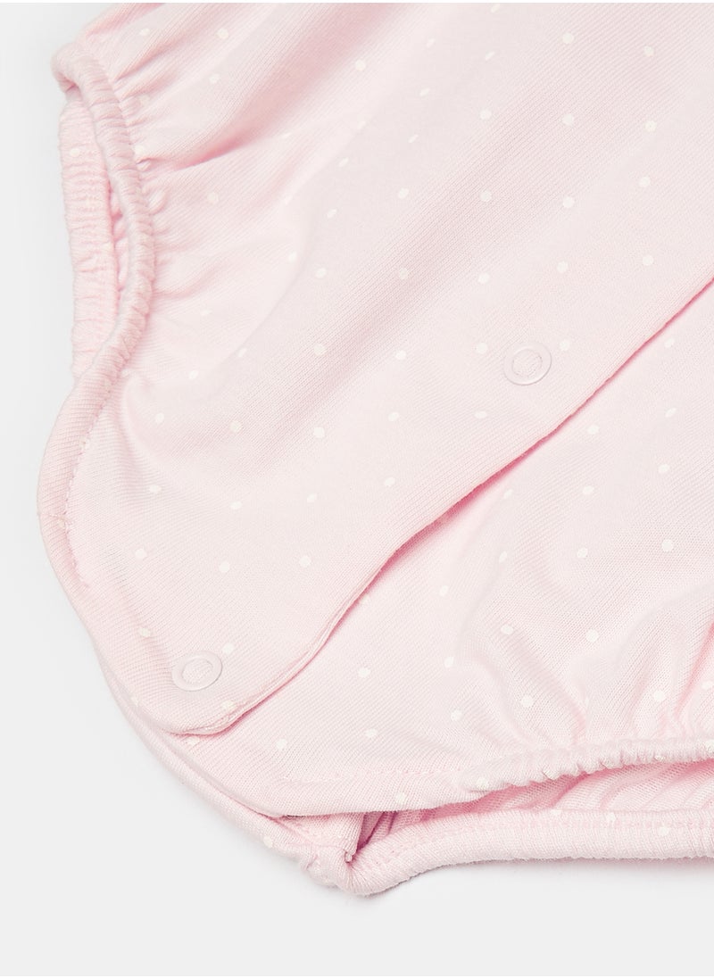 Okaidi - OBaiBi By Okaidi Baby Girls Jumpsuit - Image 1