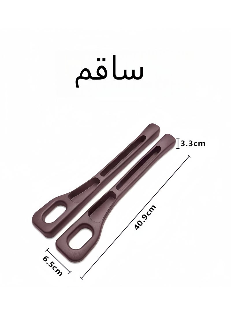 REZAKO 2Pcs Car Seat Seam Filler Strips(Brown)  (Pair)  Car Seat Gap Fillers Organizer  With Extra Storage Space for Cards, Keys, And Coins, Universal Type, Suitable for Most Cars and Trucks - Image 2