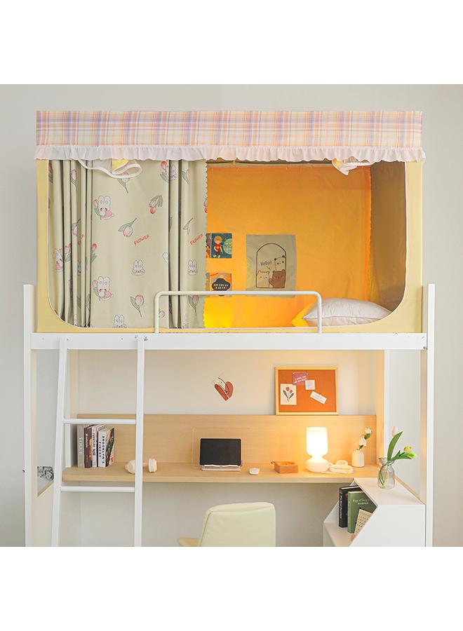 Bluejw Commercial Student Dormitory Mosquito Net 90x 200 Extended Telescopic Bed Curtain Curtain Integrated Shading Upper And Lower Bunk - Image 1