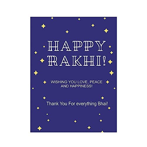 Northland Happy Rakhi Greeting Card with Om Silver Rakhi for Brother - Image 4