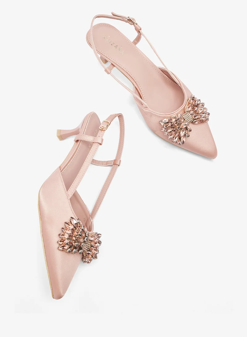 Khizana PINK Sling Back Classic Pumps for Women | Best Price UAE