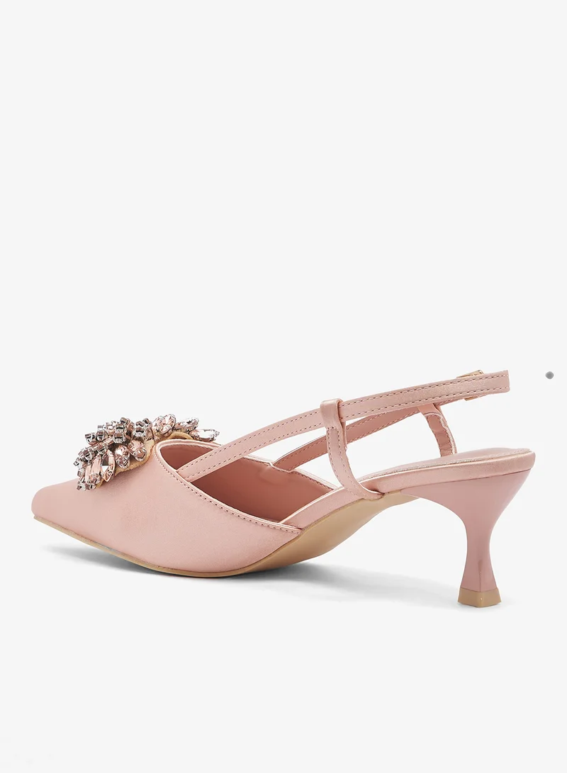Khizana PINK Sling Back Classic Pumps for Women | Best Price UAE