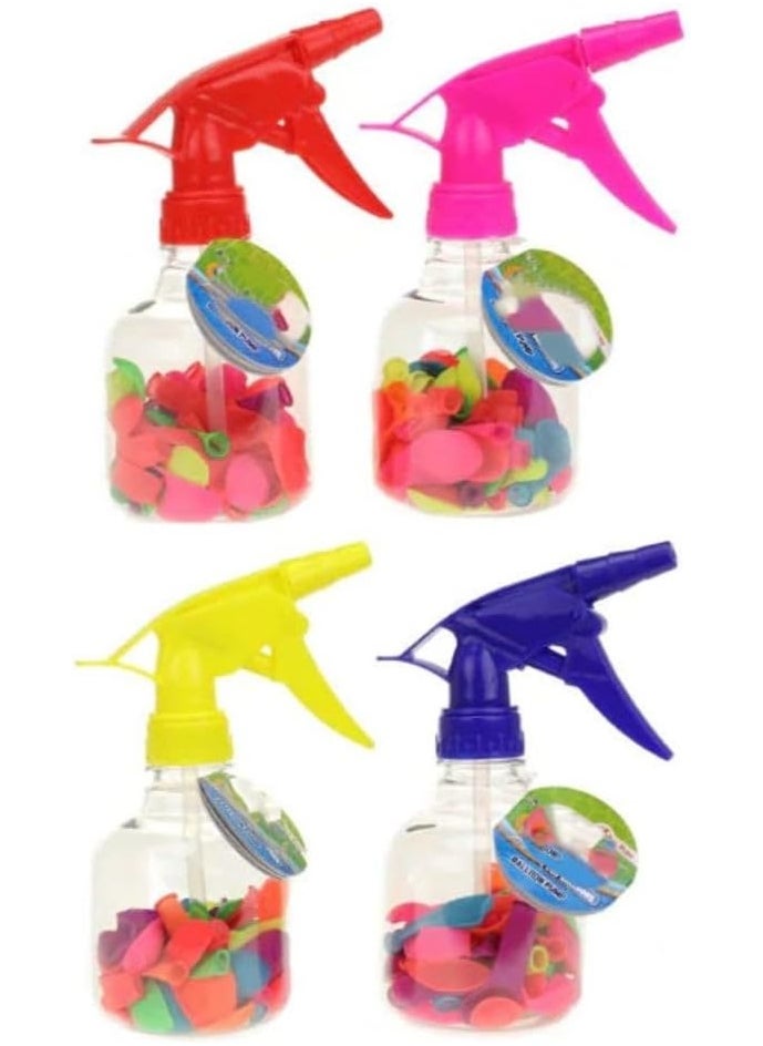 Generic Water Balloon Spray Bottle with Balloons, Summer Fun Water Fight Game-Assoted Colors 