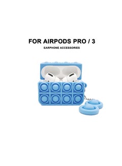 Generic 3D Stress Relief Fidget Toys Earphone Cover For Apple Air Pods Pro Blue  - Image 1