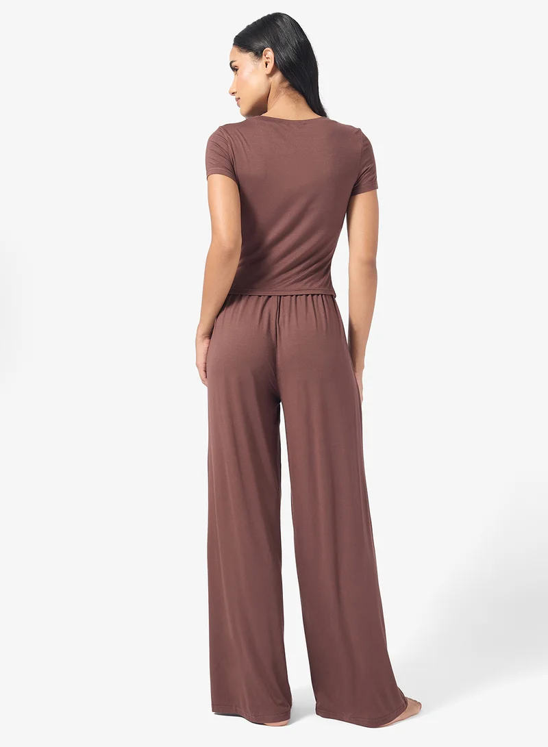 Ginger Relaxed T-shirt & Pyjama Set