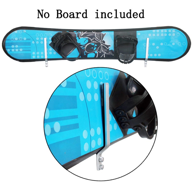 YYST Snowboard Storage Rack Wall Mount Wall Holder - Hardware Included-Hold 2 Boards - Image 3