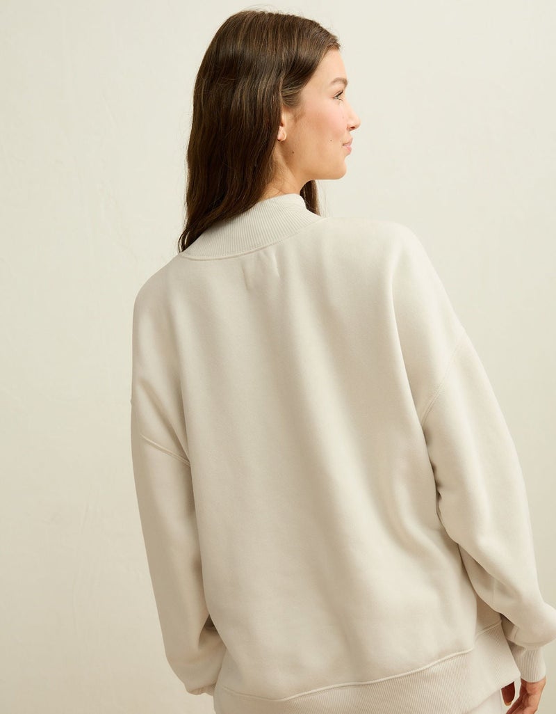 American Eagle AE Everyday Luxe Mock Neck Sweatshirt - Image 2