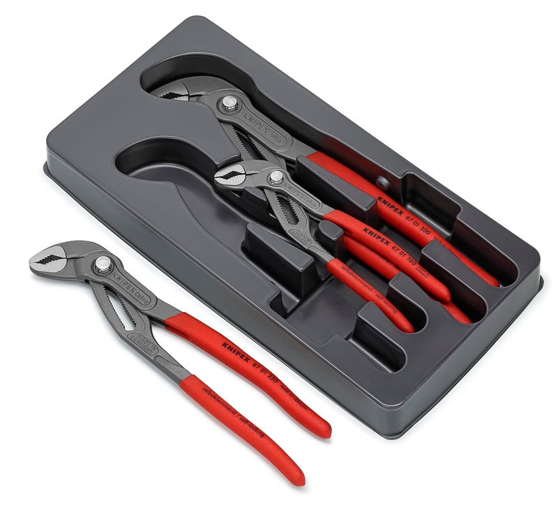 Knipex 00 20 09 V02 "Cobra" Pliers Set (3 Piece) - Image 1